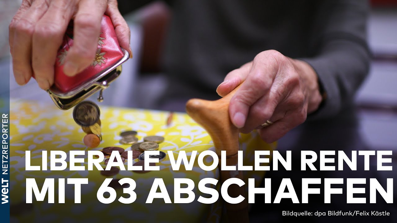 SPRENGSTOFF FÜR AMPEL: Rente mit 63 ade? FDP-Rentenpläne sorgen für neuen Zoff | WELT News