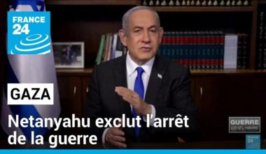"Israël ne peut accepter" les demandes du Hamas d'arrêter la guerre, annonce Benjamin Netanyahu