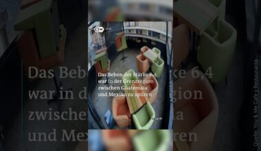 Unter diesem Café bebt gleich die Erde | DW Nachrichten