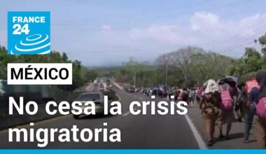 Migrantes interceptados en México se triplicaron en el primer trimestre de 2024 • FRANCE 24