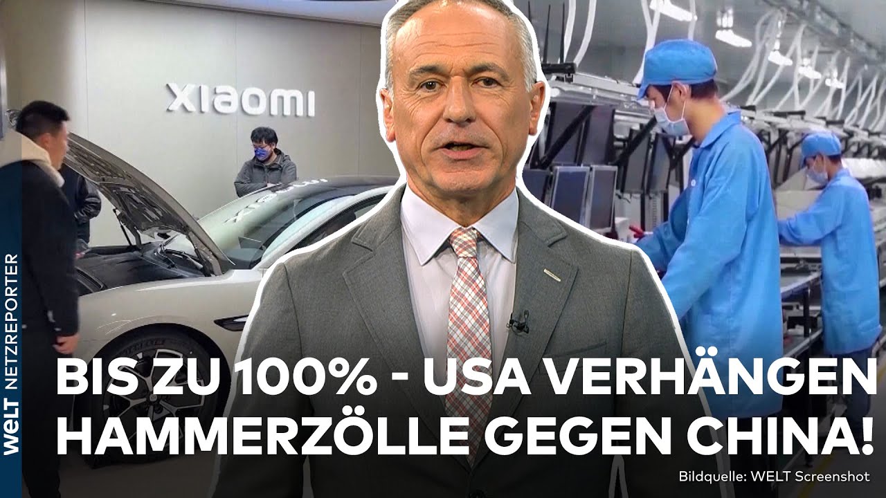 USA: Elektroautos, Solarzellen, Mineralien - Joe Biden verhängt Strafzölle auf chinesische Produkte!