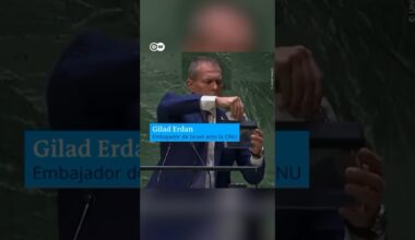 Embajador de Israel ante la ONU “tritura” la Carta de Naciones Unidas ante votación sobre Palestina