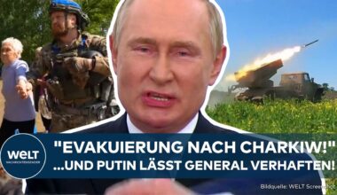 UKRAINE-KRIEG: Putin lässt General verhaften! Aufräumen in Russlands Verteidigungsministerium!