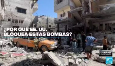 Qué importancia tiene para Israel el armamento retenido por Estados Unidos