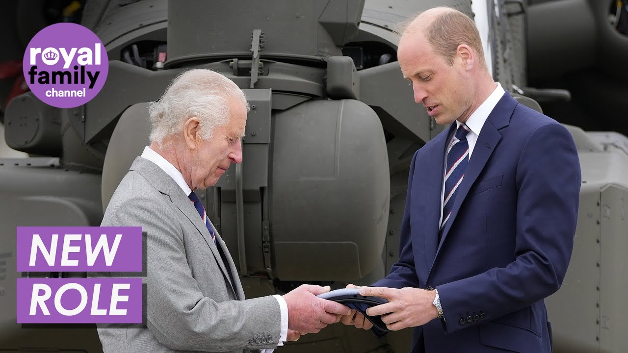 King Charles Hands Over Colonel-in-Chief of the Army Air Corps Role to Prince William