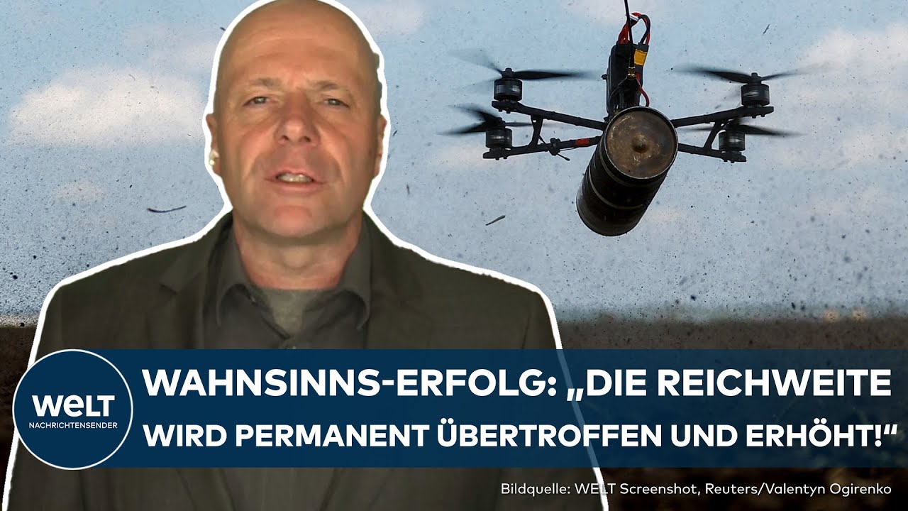 UKRAINE: Kamikaze-Drohnen werden immer erfolgreicher eingesetzt - Angriff auf Kerngebiet Russlands