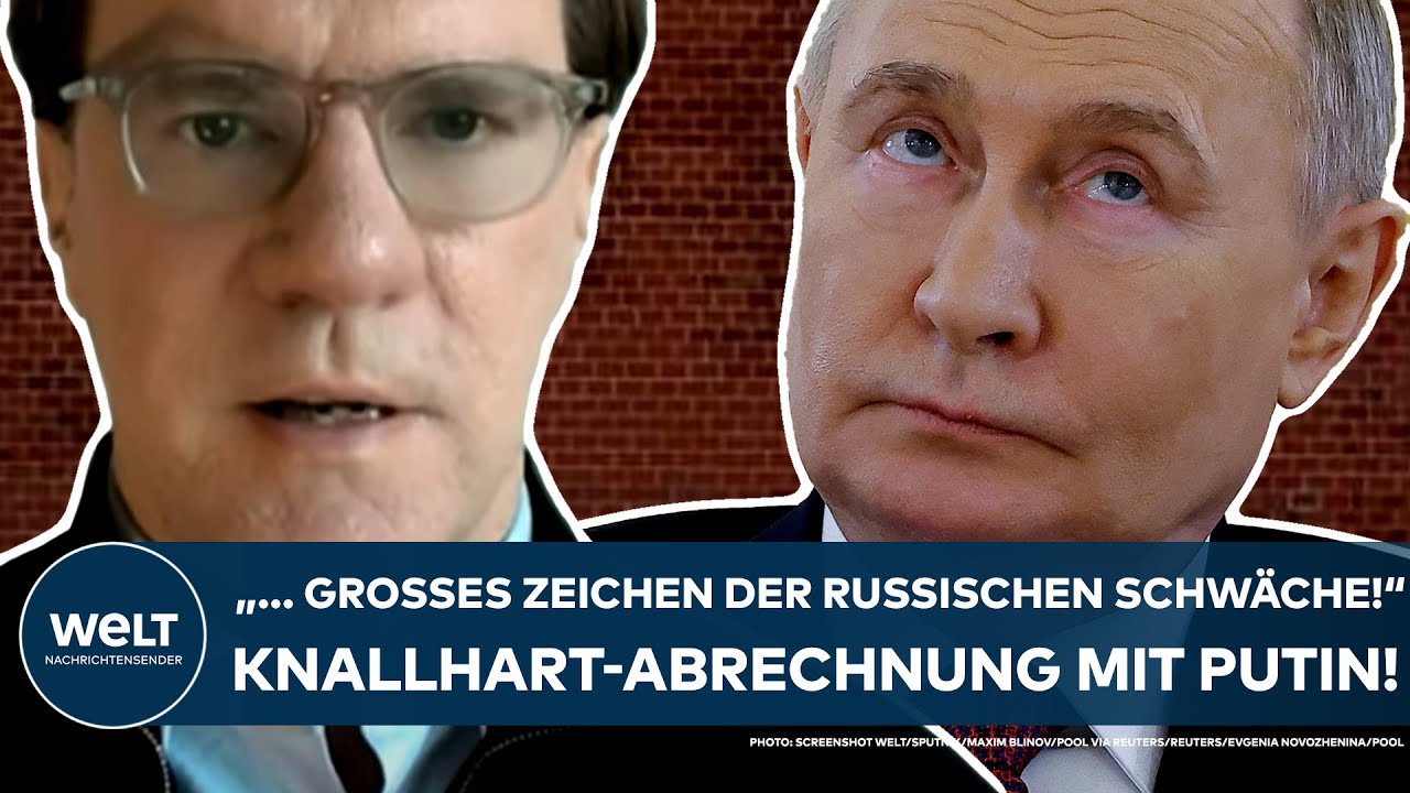 UKRAINE-KRIEG: "... großes Zeichen der russischen Schwäche!" Knallhart-Abrechnung mit Wladimir Putin