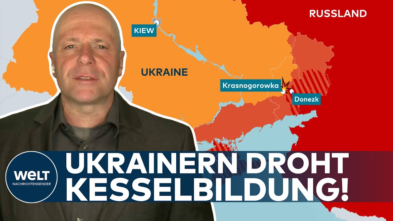 PUTINS KRIEG: „Russen machen jeden Tag kleine Fortschritte“ Ukrainern droht Kesselbildung im Donbass