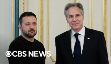 Blinken visits Ukraine, Russia exploiting delay in U.S. military aid
