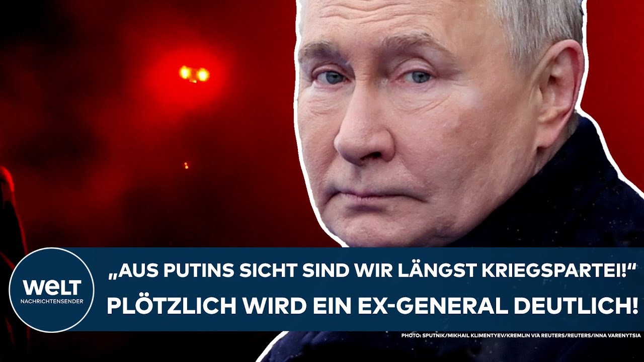 UKRAINE-KRIEG: "Aus Putins Sicht sind wir längst Kriegspartei!" Plötzlich wird Ex-General deutlich