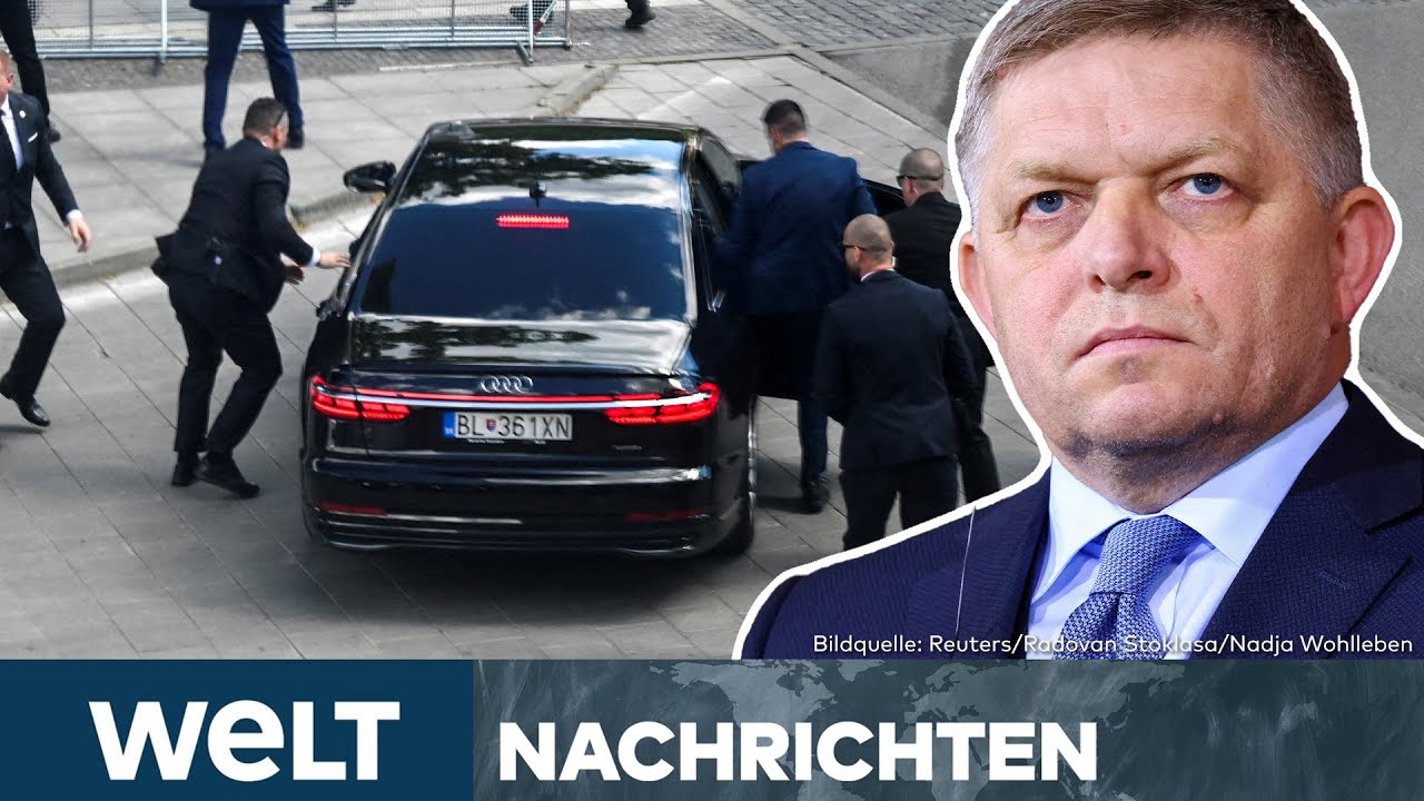 BLUTTAT IN SLOWAKEI: Attentat auf Regierungschef Fico! Erste Erkenntnisse über Täter | WELT STREAM