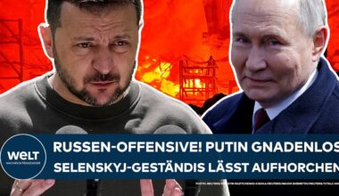 UKRAINE-KRIEG: "Äußerst schwierig" Putin attackiert gnadenlos! Selenskyj-Geständnis lässt aufhorchen