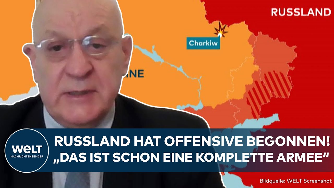 PUTINS KRIEG: Offensive gestartet! Russland greift Verteidigung der Ukraine im Osten an