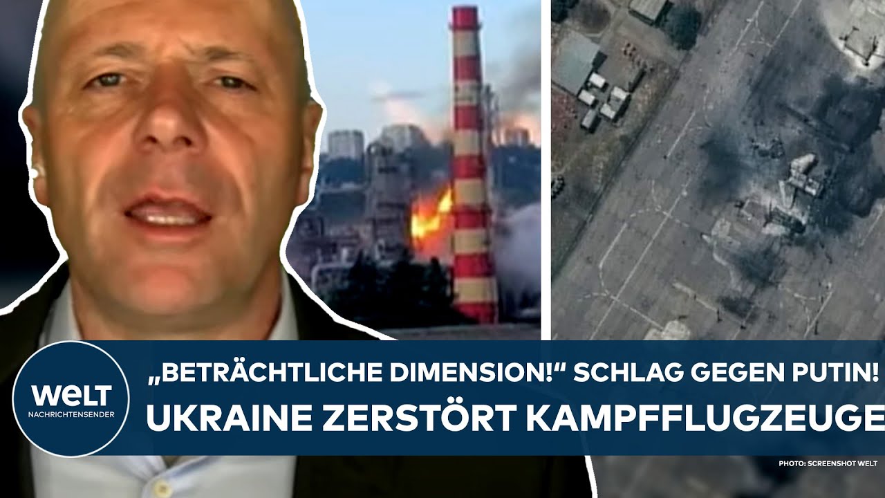 PUTINS KRIEG: "Eine beträchtliche Dimension!" Heftige Krim-Attacken! Ukraine zerstört Kampfflugzeuge