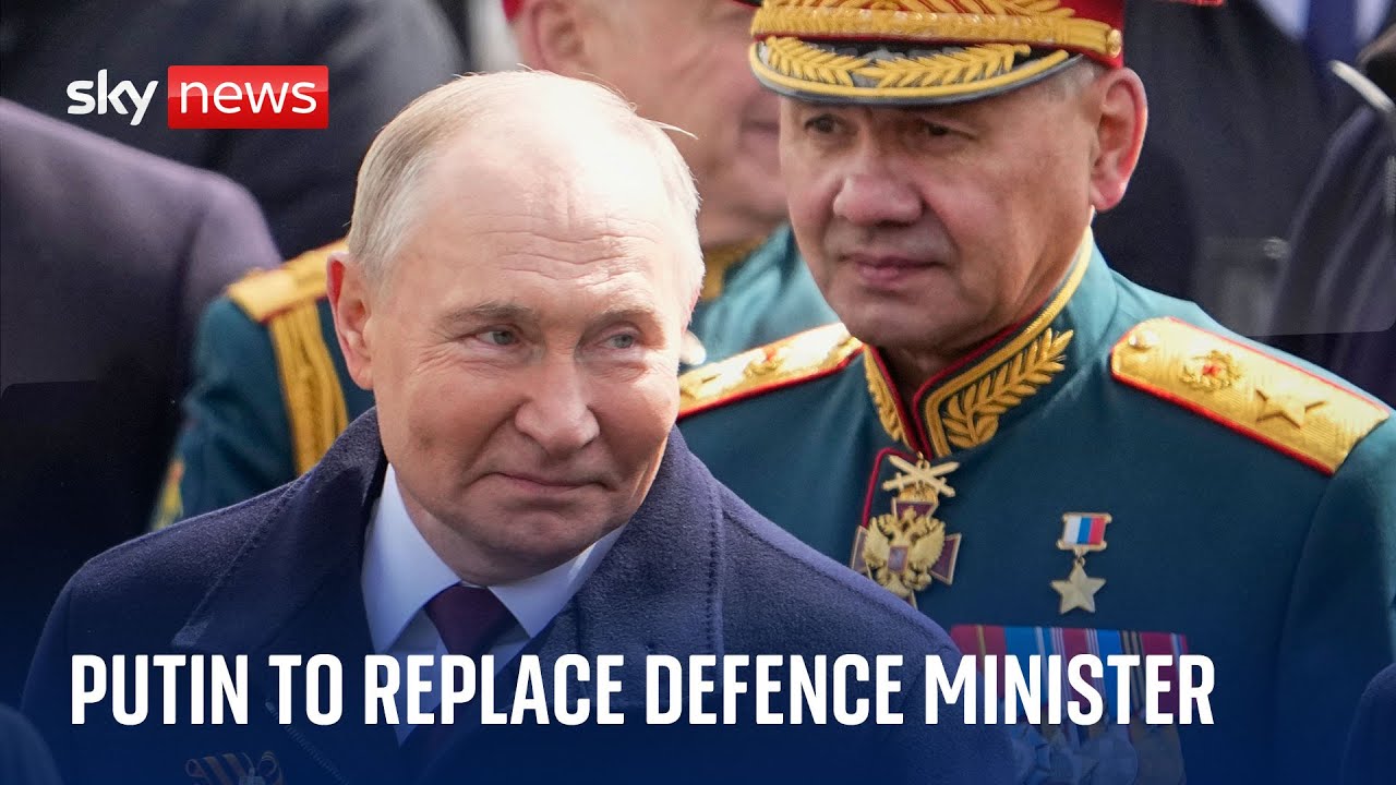 Russian defence minister and long-time Putin ally Sergei Shoigu to be replaced