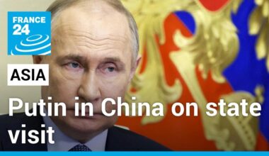 Putin arrives in China on state visit to deepen strategic partnership with Xi • FRANCE 24 English