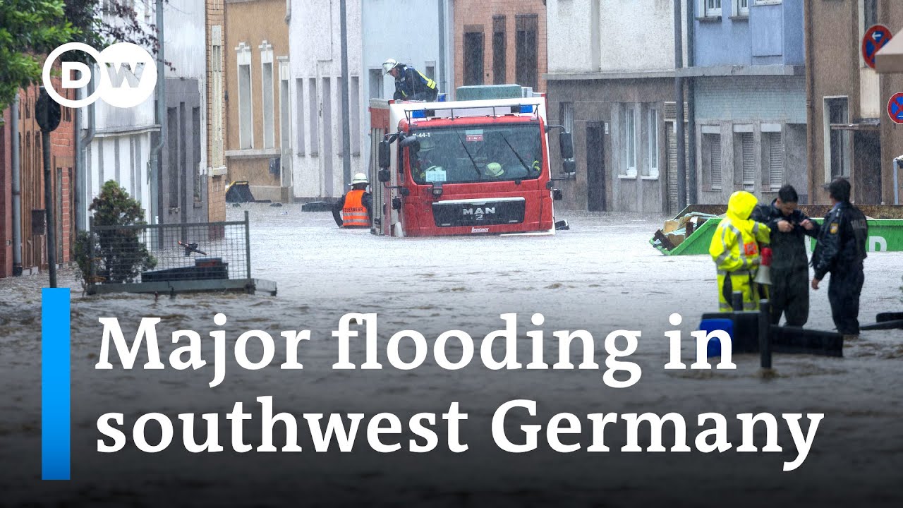 German Chancellor promises help to residents affected by worst flooding in decades | DW News