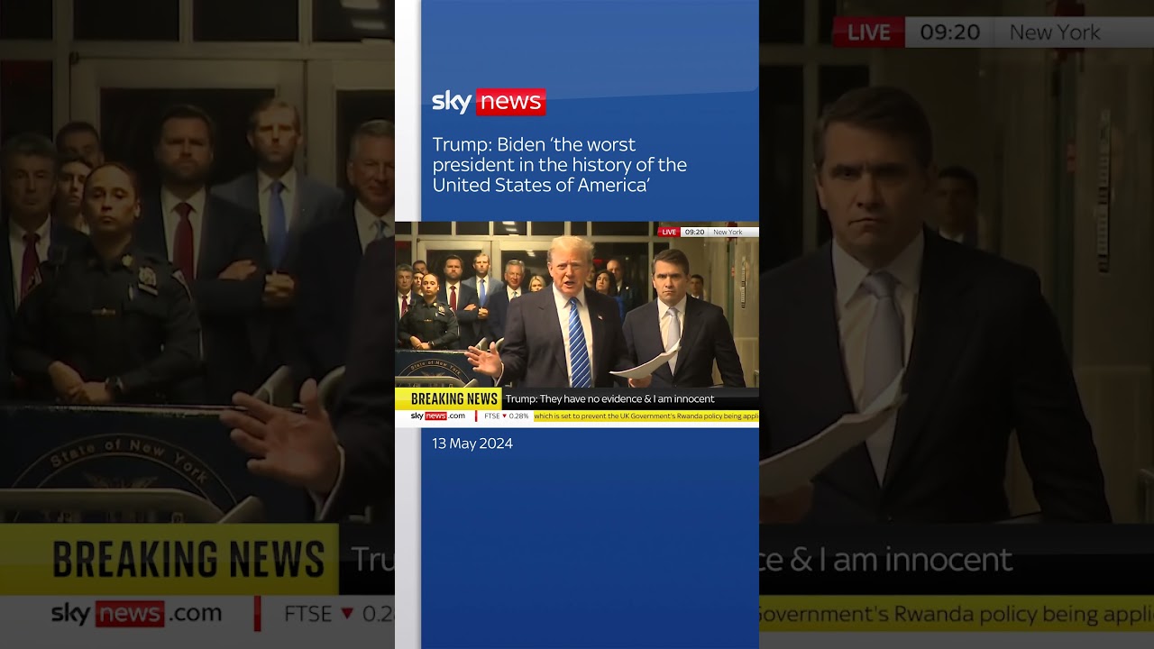 Trump: Biden the 'worst president in the history' of United States