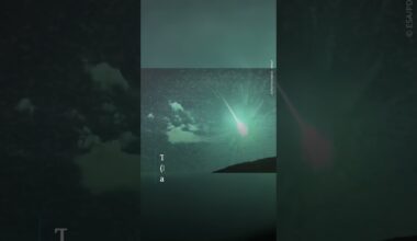 Comet fragment lights up sky over Spain and Portugal | DW Shorts