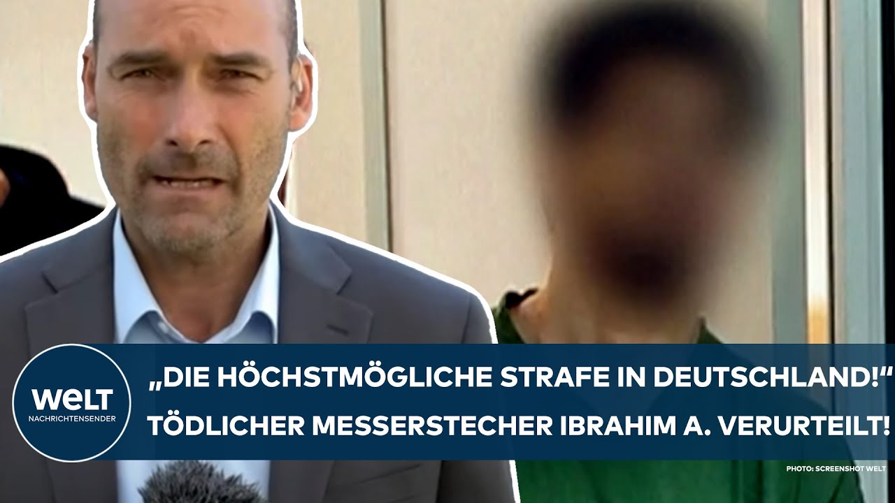 BROKSTEDT: "Höchstmögliche Strafe!" Messerattacke im Regionalzug! Lebenslange Haft für Ibrahim A.