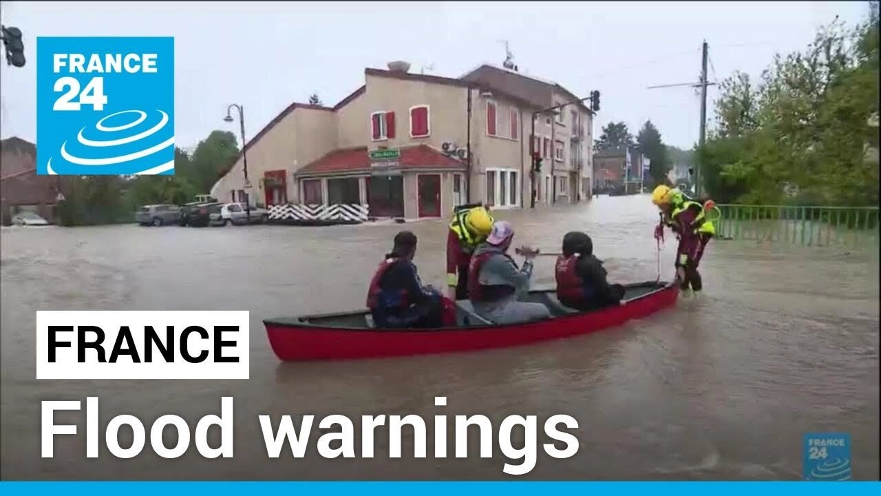 Floods hit parts of Northeastern France • FRANCE 24 English