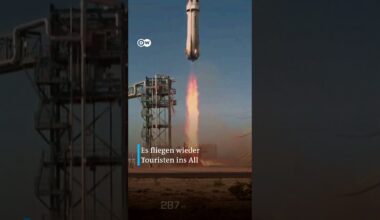 'Blue Origin' bringt wieder Weltraumtouristen ins All | DW Nachrichten