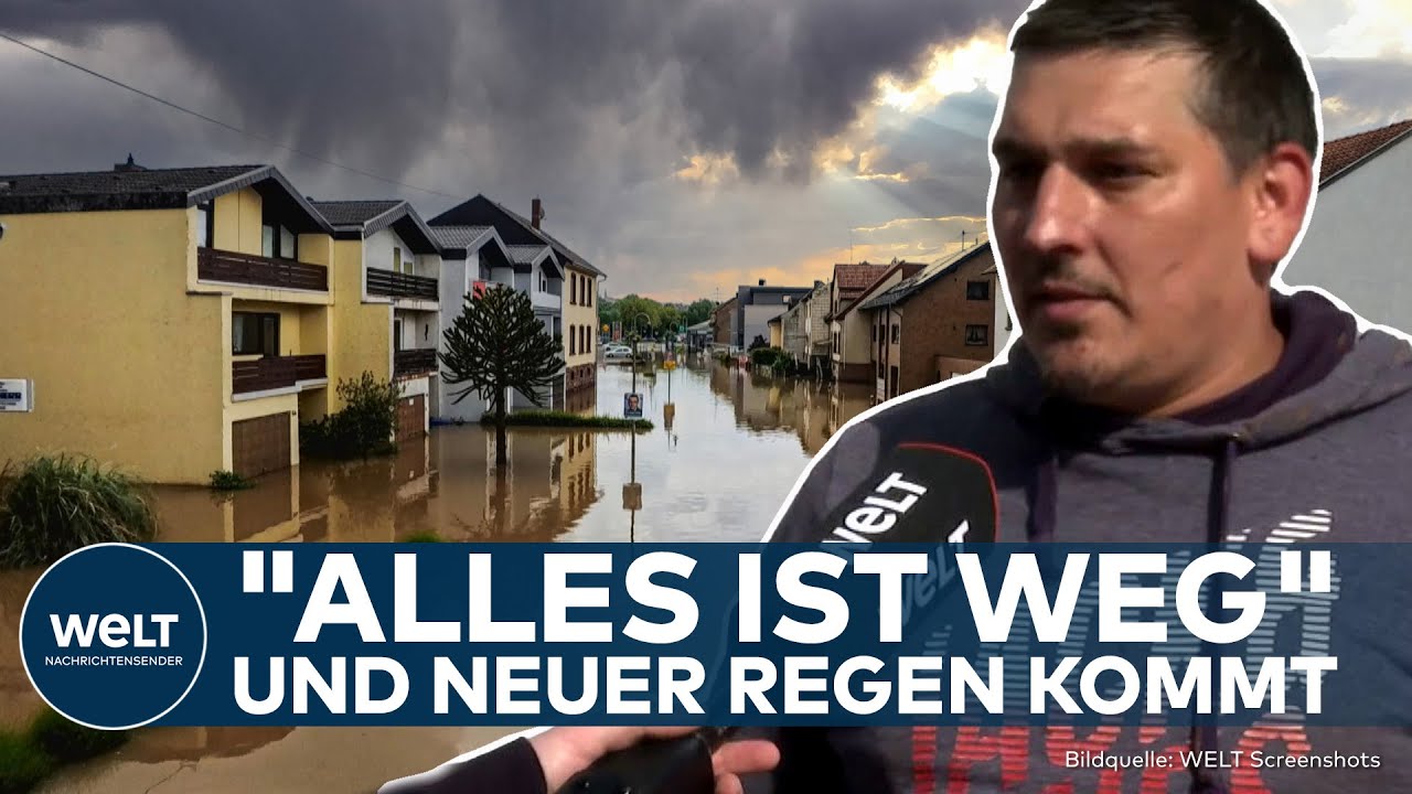 HOCHWASSER IM WESTEN: Flutopfer verzweifelt - Neue Unwetter drohen