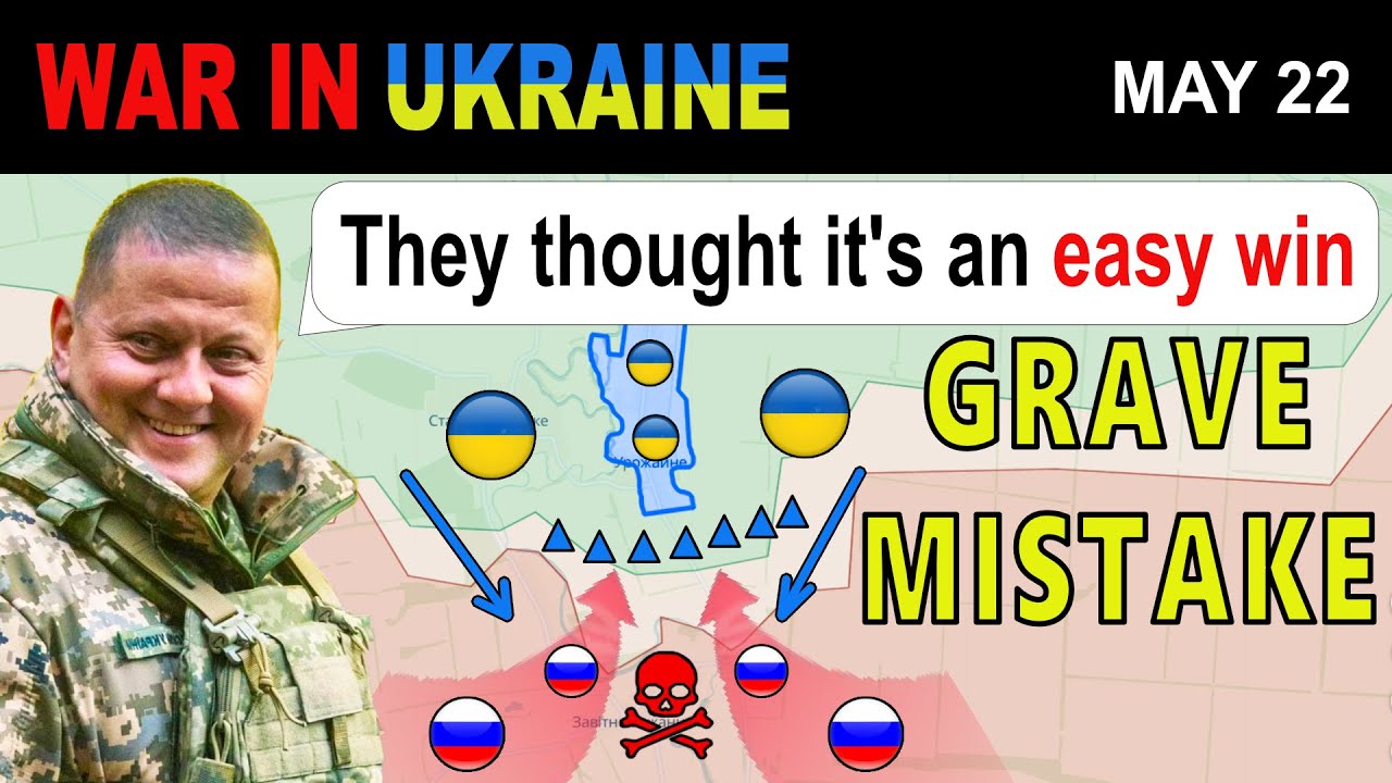 22 May: NOT SO FAST! Ukrainian Forces STOP & COUNTERATTACK RUSSIANS in Urozhaine | War in Ukraine