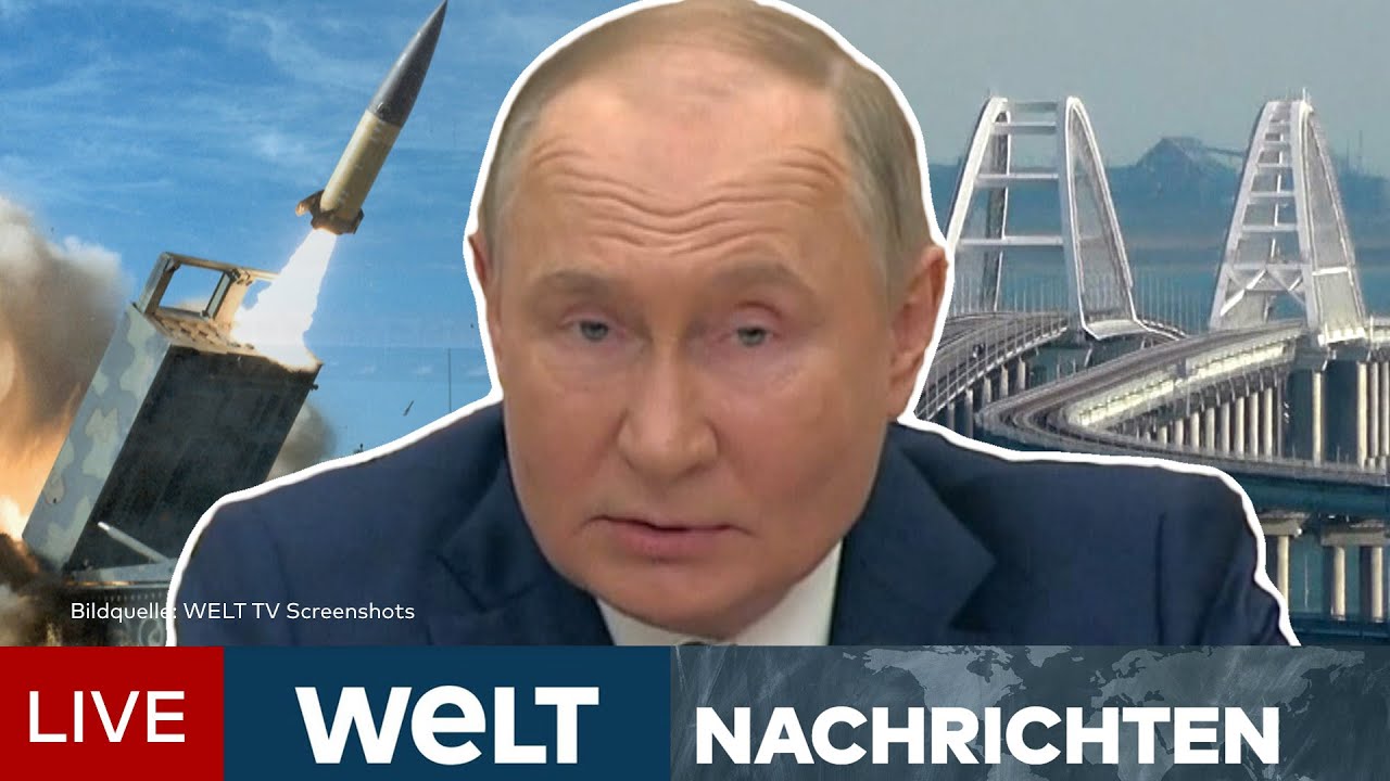 PUTINS KRIEG: ATACMS! Davor warnt Moskau die USA – Ukraine greift erneut Krim an | WELT Livestream
