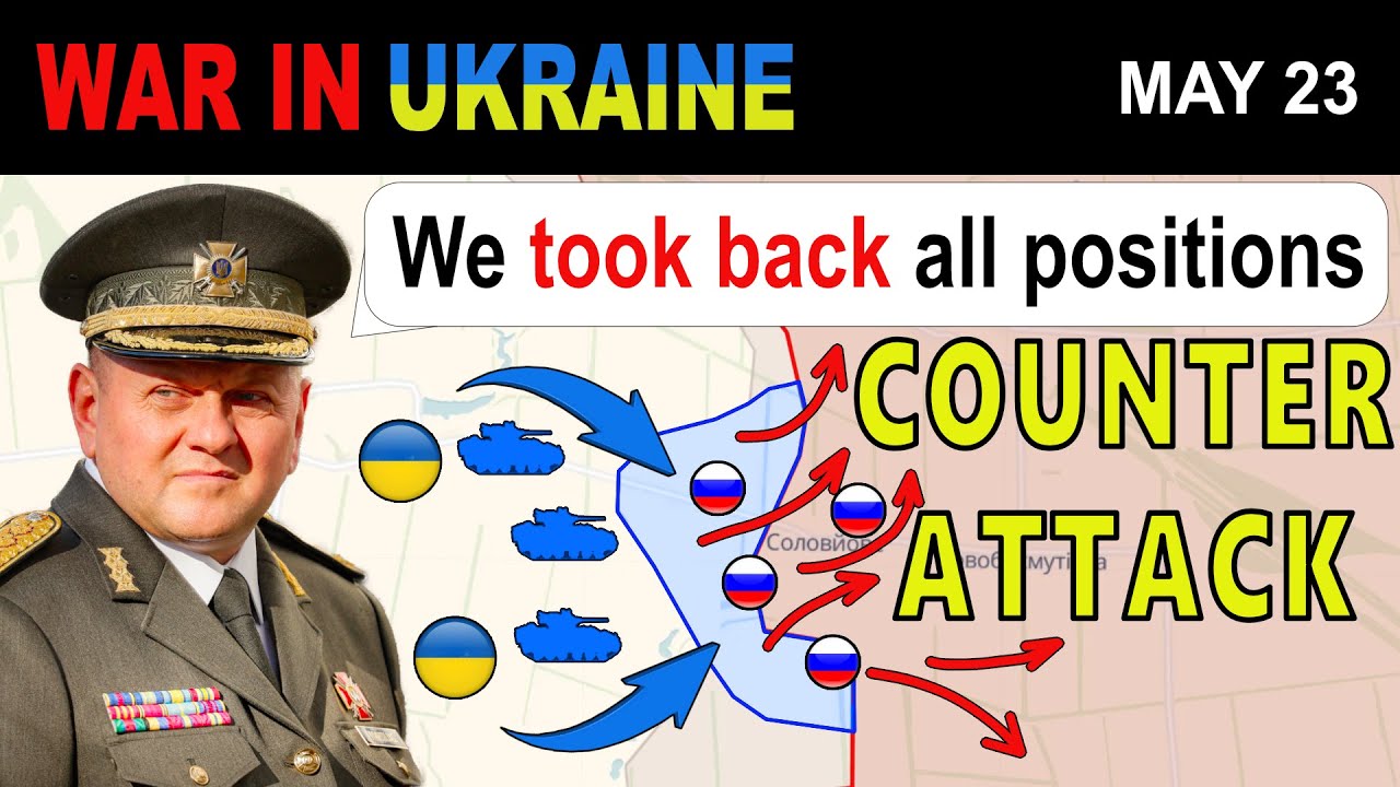 23 May: RUSSIANS DECIMATED! Ukrainians Launch Successful Counterattacks! | War in Ukraine Explained