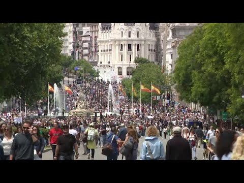 Espagne : manifestation monstre à Madrid pour défendre le système de santé public | euronews 🇫🇷