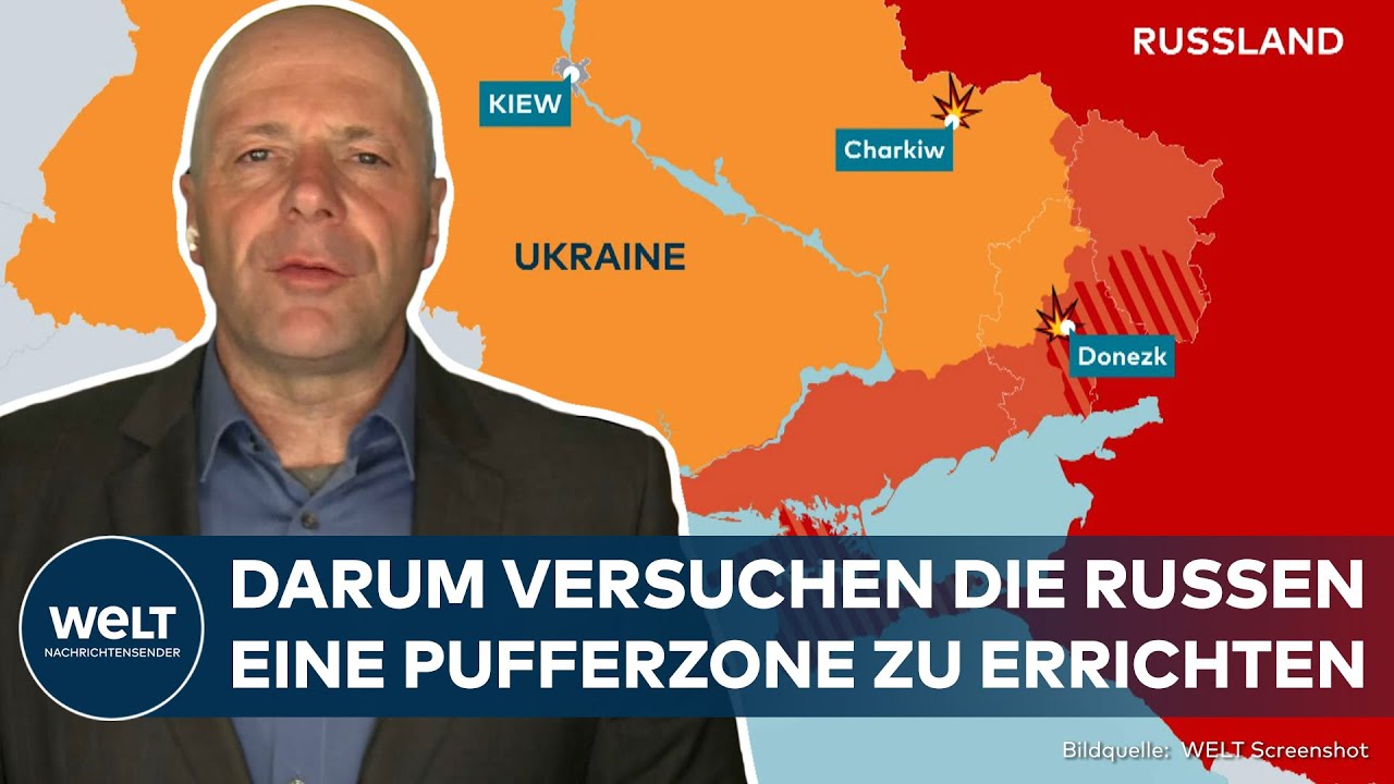 PUTINS KRIEG: „Russen scheinen Pufferzone einrichten zu wollen“ -Lage an der Front in der Ostukraine