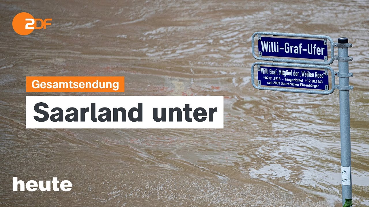 heute 19:00 Uhr 18.05.24 Hochwasser, Mobilisierungsgesetz Ukraine, Protest Neukaledonien (english)