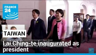 Lai Ching-te inaugurated as Taiwan's president: 'Peace is priceless and war has no winners'