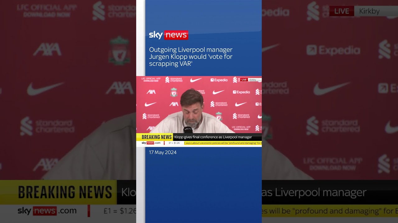 Liverpool manager Klopp would 'vote for scrapping VAR'