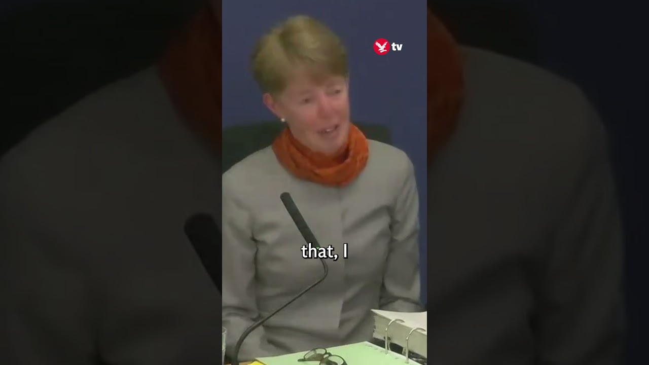 Former Post Office CEO breaks down during inquiry #shorts