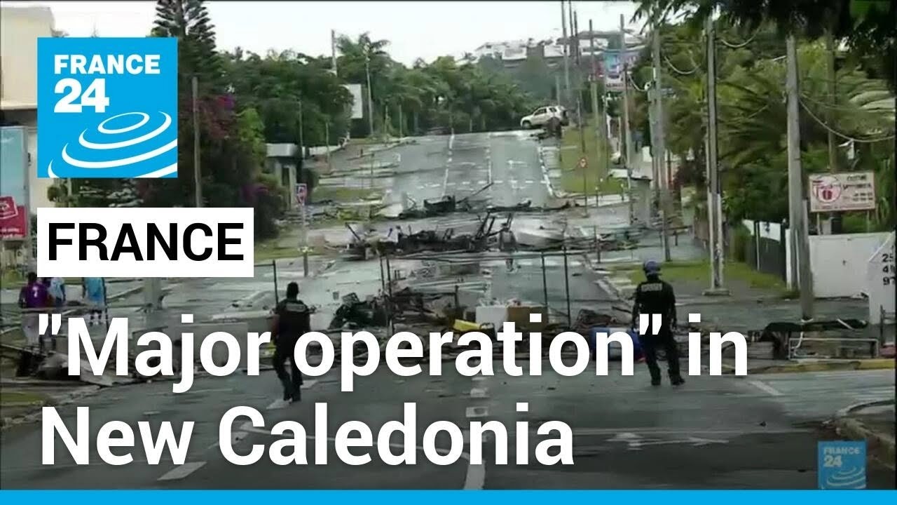 France looking to restore "republican order at all costs" with a "major operation" in New Caledonia