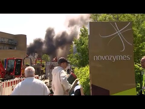 Danemark : l'incendie dans les bureaux pharmaceutique de Novo Nordisk est maîtrisé | euronews 🇫🇷