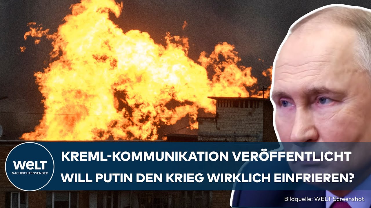 UKRAINE-KRIEG: Putin spricht von "Einfrieren" – Ist Waffenstillstand in greifbarer Nähe oder Finte?