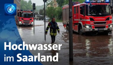 Dauerregen und Hochwasser: Ausnahmezustand im Saarland – Teile von Rheinland-Pfalz auch betroffen