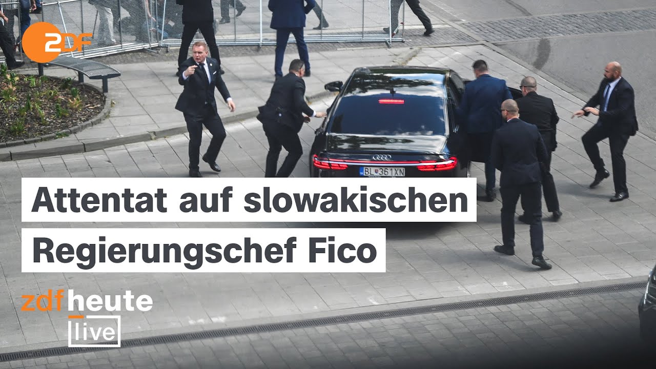 Slowakischer Regierungschef nach Schüssen in Lebensgefahr: Was wir bisher wissen | ZDFheute live