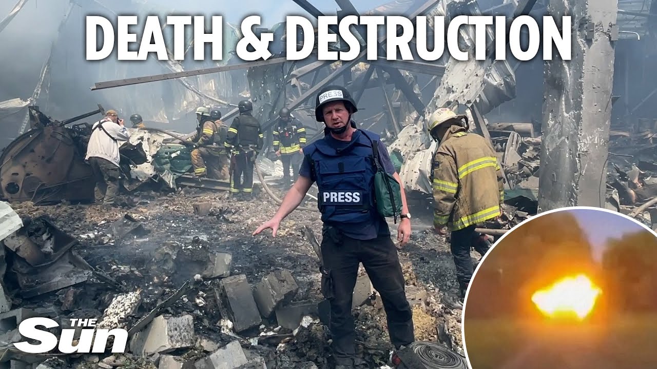 Harrowing moment Sun team is caught in Kharkiv blitz after Putin's raid