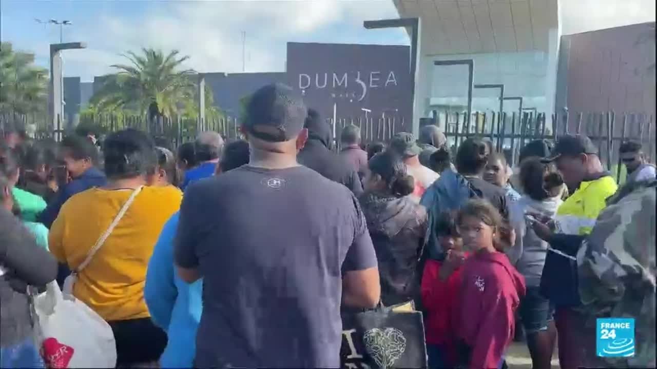Escasez de alimentos y saqueos en tiendas y supermercados de Nueva Caledonia