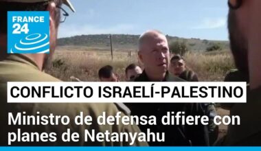 Ministro de Defensa israelí pidió a Netanyahu retirar las tropas de Gaza cuando acabe la guerra