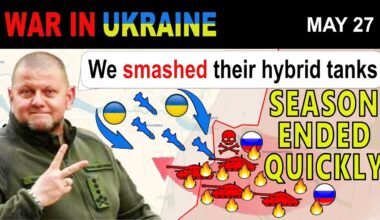 27 May: NO MATCH. Russia’s Turtle Tanks SHATTERED by Mines and Drones! | War in Ukraine Explained
