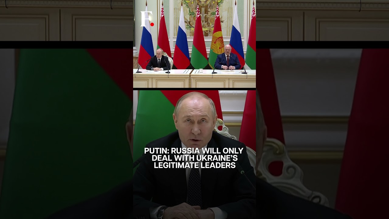 Putin Says Peace Talks With Ukraine Need to Be Restarted | Subscribe to Firstpost