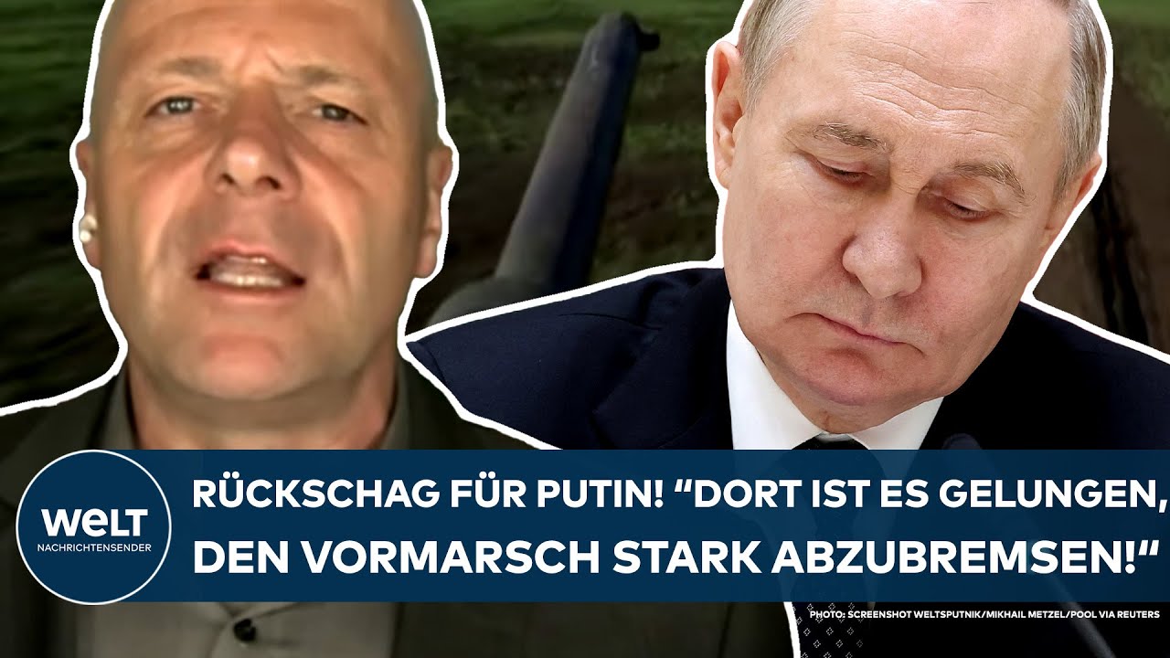 UKRAINE-KRIEG: Ein Rückschlag für Putin! "Dort ist es gelungen, den Vormarsch stark abzubremsen!"
