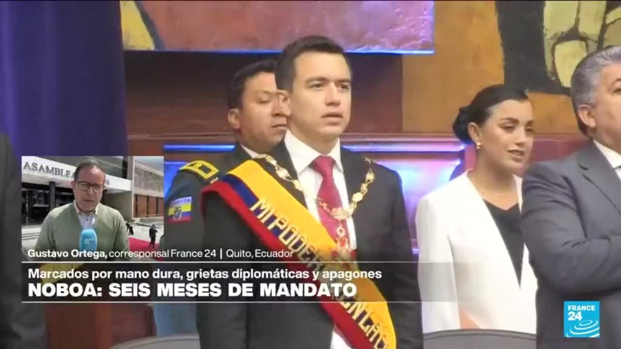 Informe desde Quito: los más y menos en los seis meses de la Presidencia de Daniel Noboa en Ecuador