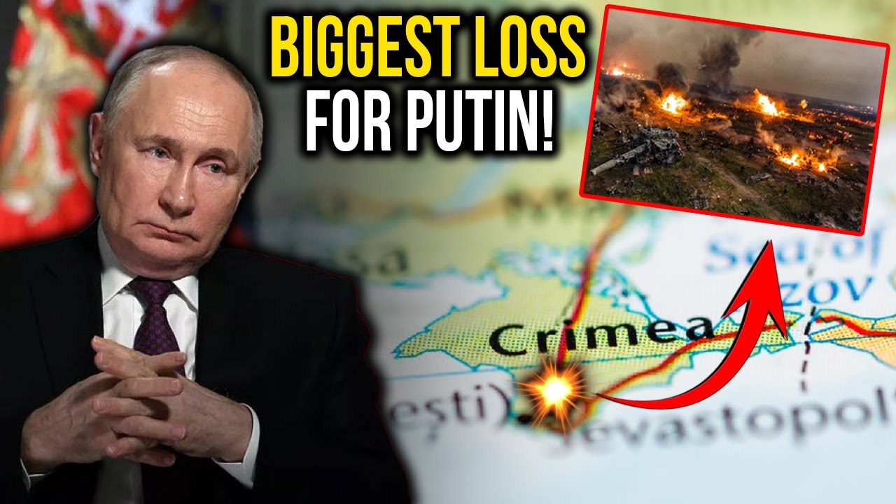 Massive Airstrike: Ukraine DESTROYED a large Russian assault group on Crimea Island in one day!