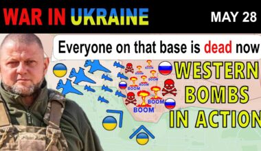 28 May: Nice. Ukrainians UNLEASH JDAM BOMBS ON THE NEW RUSSIAN BASE IN LARGE NUMBERS| War in Ukraine